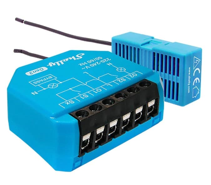 Shelly 2L Gen3 Dual Relay for No-Neutral Lighting