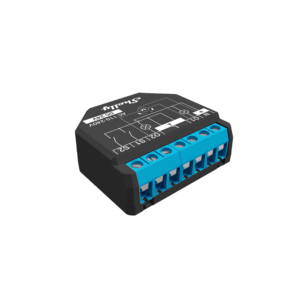 Shelly Plus 2PM dual channel relay with power monitoring