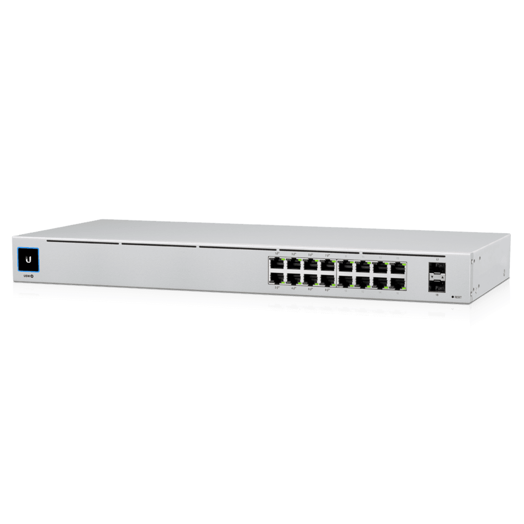 Ubiquiti UniFi 16-Port PoE+ Managed Switch with Touch Display