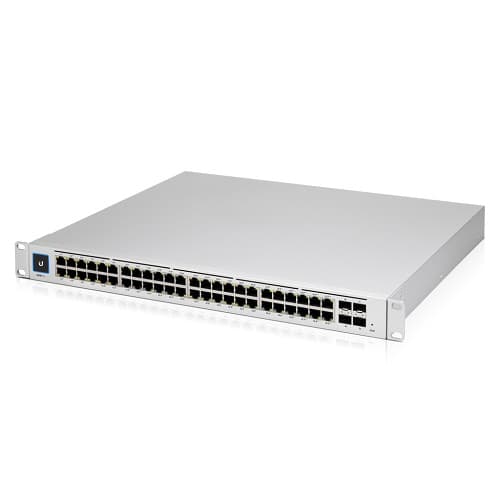 Ubiquiti UniFi Pro 48-Port PoE+ Managed Layer 3 Switch with 10G SFP+ - 600W