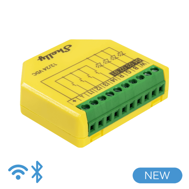 Shelly RGBW WiFi LED Controller with Power Monitoring