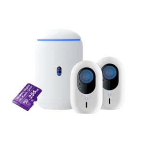 Ubiquiti Home Surveillance Bundle. Includes 1x UDR, 2x G4 Instant Cameras & 1x 256gb WD Purple Micro SD card, Designed For Surveillance Applications